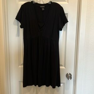 Lane Bryant dress. Knee length empire waist.